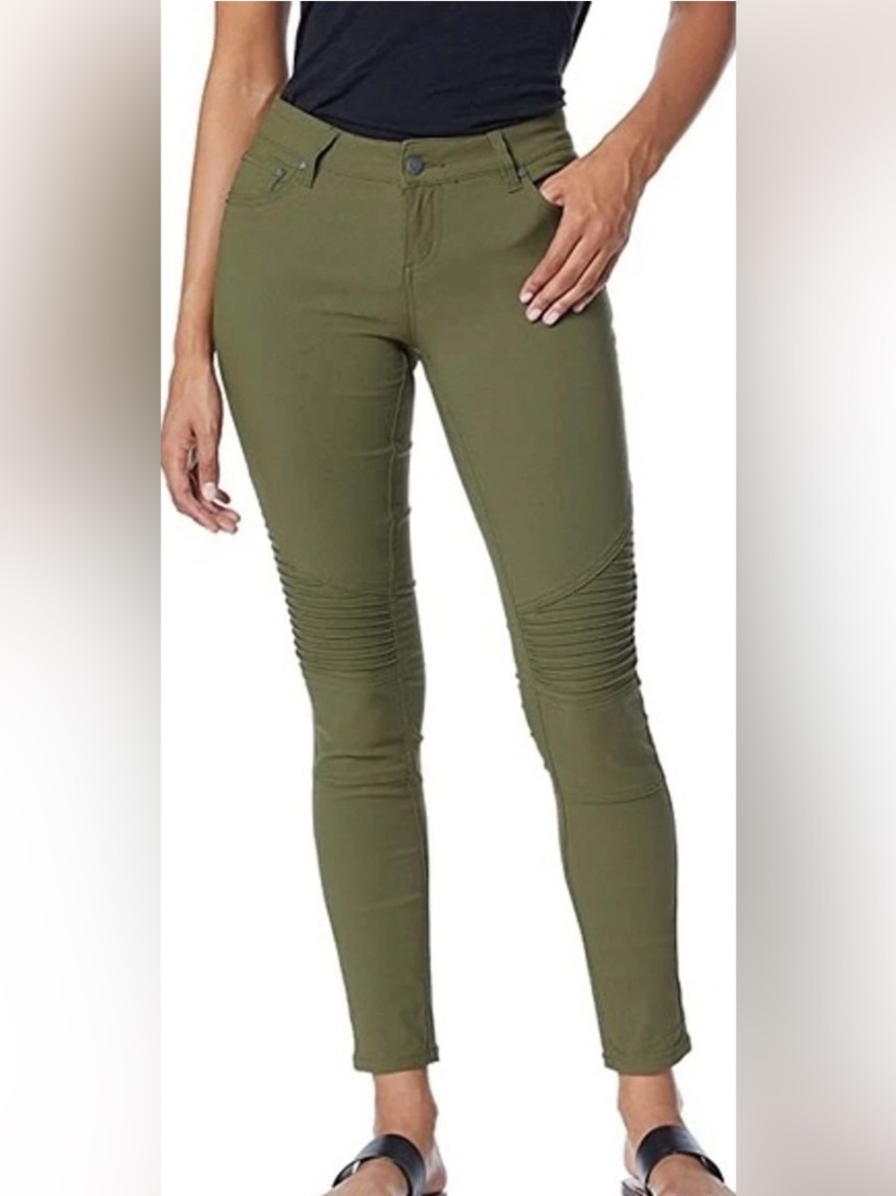 EUC Prana Olive Brenna Moto Hiking Pant